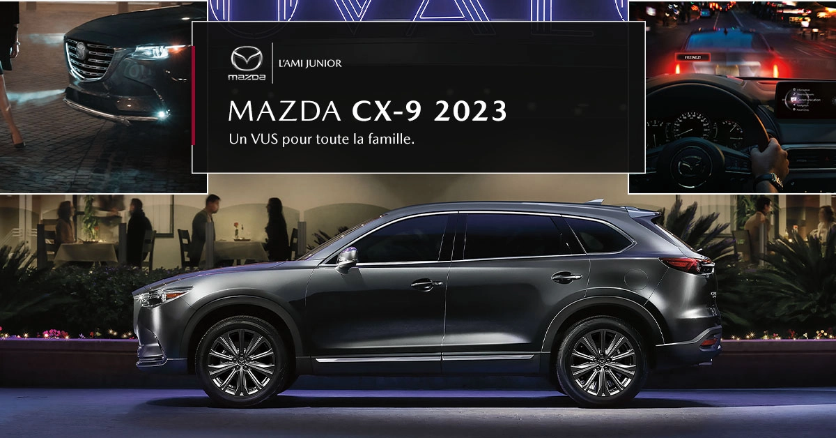 Mazda CX-9 2023, le VUS pour toute la famille
