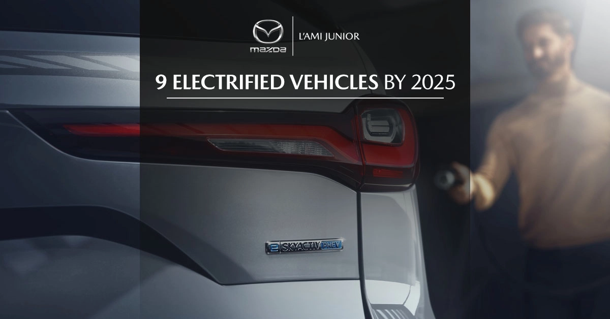 Neuf véhicules électrifiés Mazda d’ici 2025