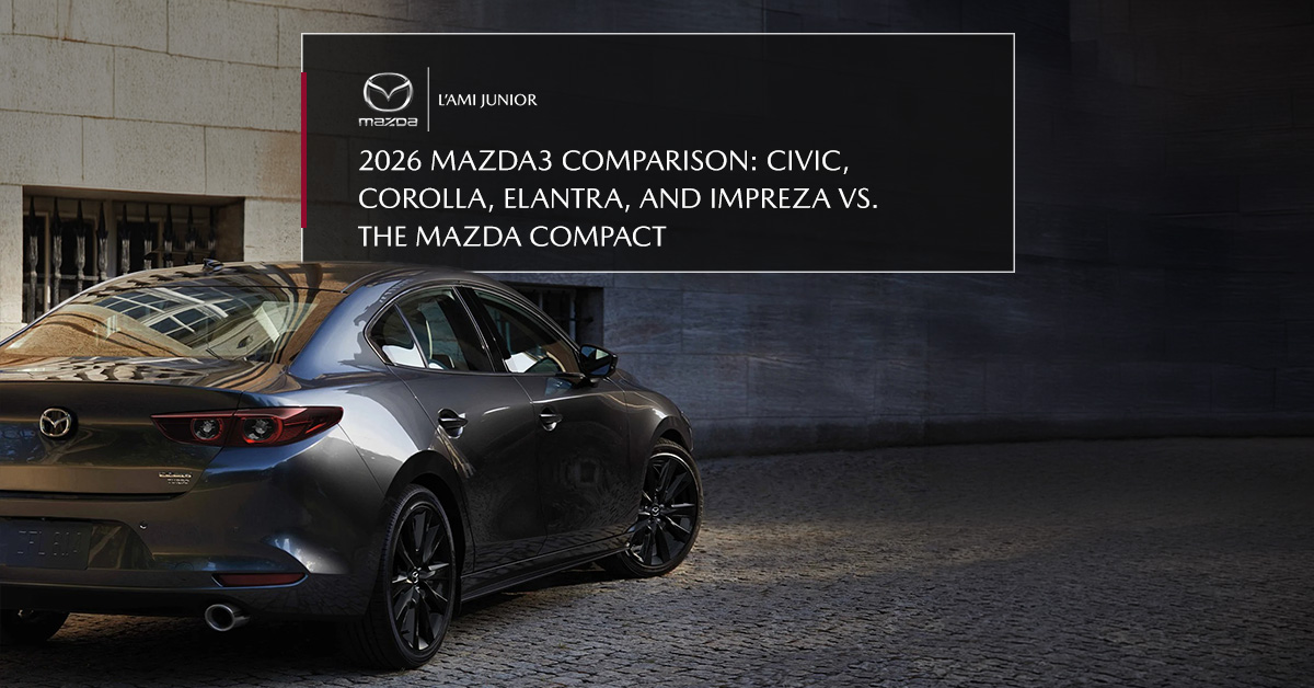 2026 Mazda3 Comparison: Civic, Corolla, Elantra and Impreza Face Mazda’s Compact Car
